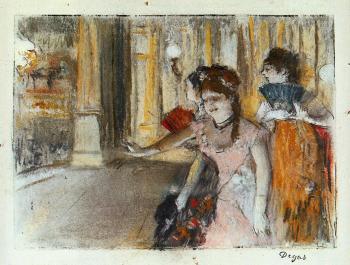 Edgar Degas : Singers on Stage